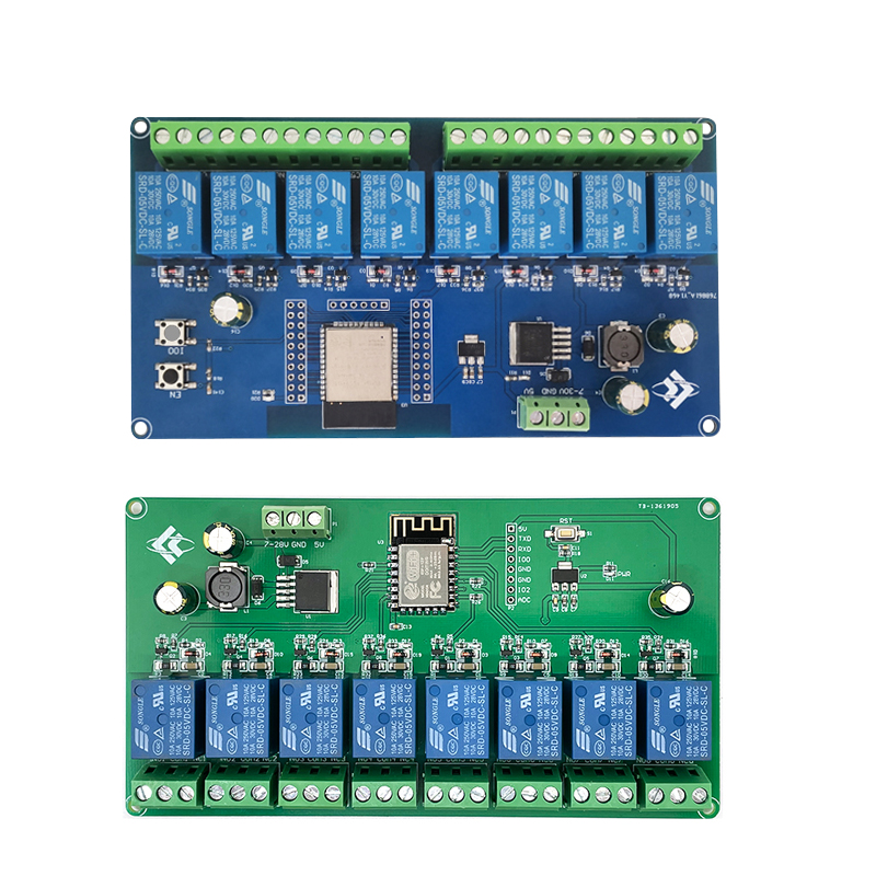 Relay 8 Channel Board - ESP8266 / ESP32 WIFI 8 Kanal
