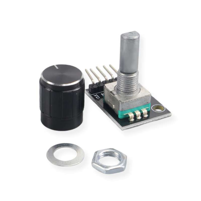 Home Automation Arduino - Yepyeni KY-040 Döner Enkoder Modülü, Düğmeli