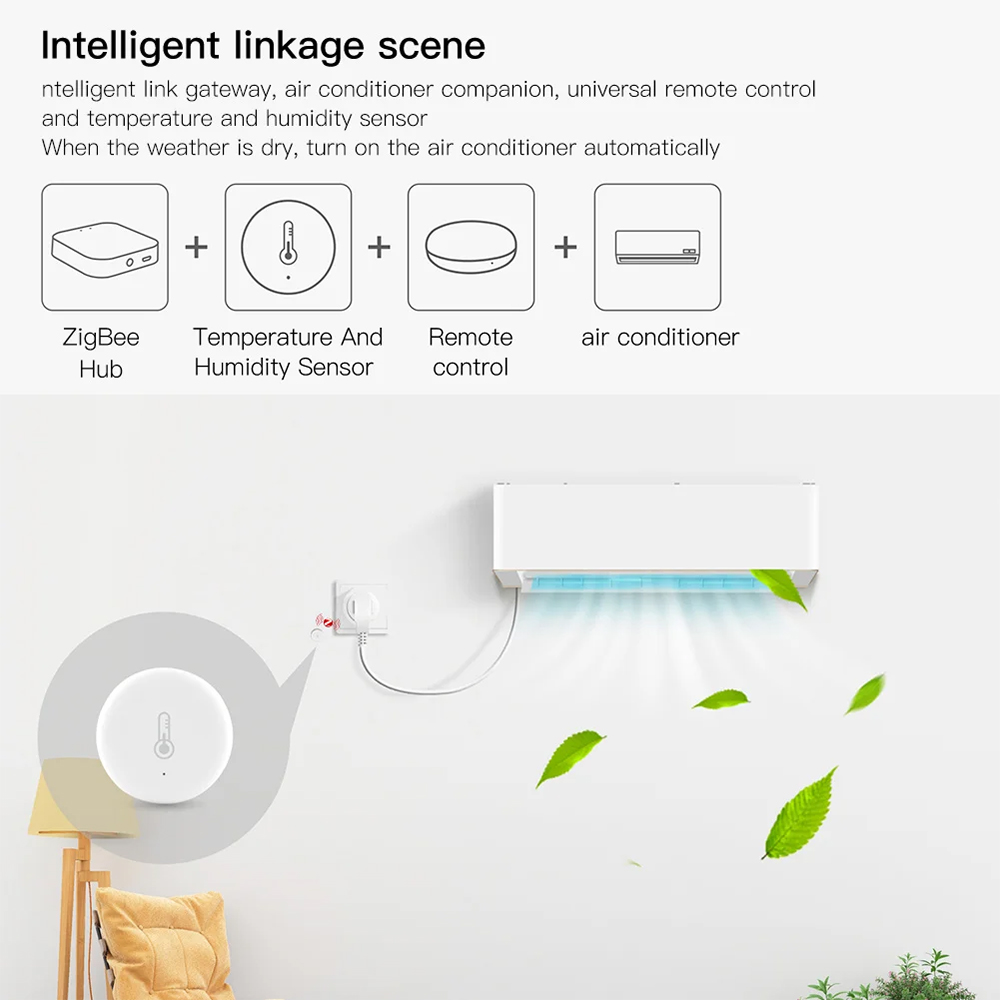 Tuya Akıllı Zigbee Sıcaklık ve - Home Automation Technology incelemesi ve fiyatı