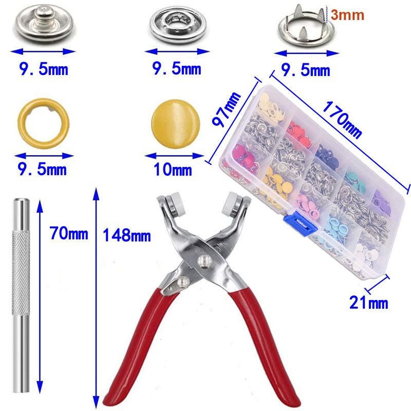 100 Set Otomatik Çıtçıt Pense  - Home Automation Diy incelemesi ve fiyatı