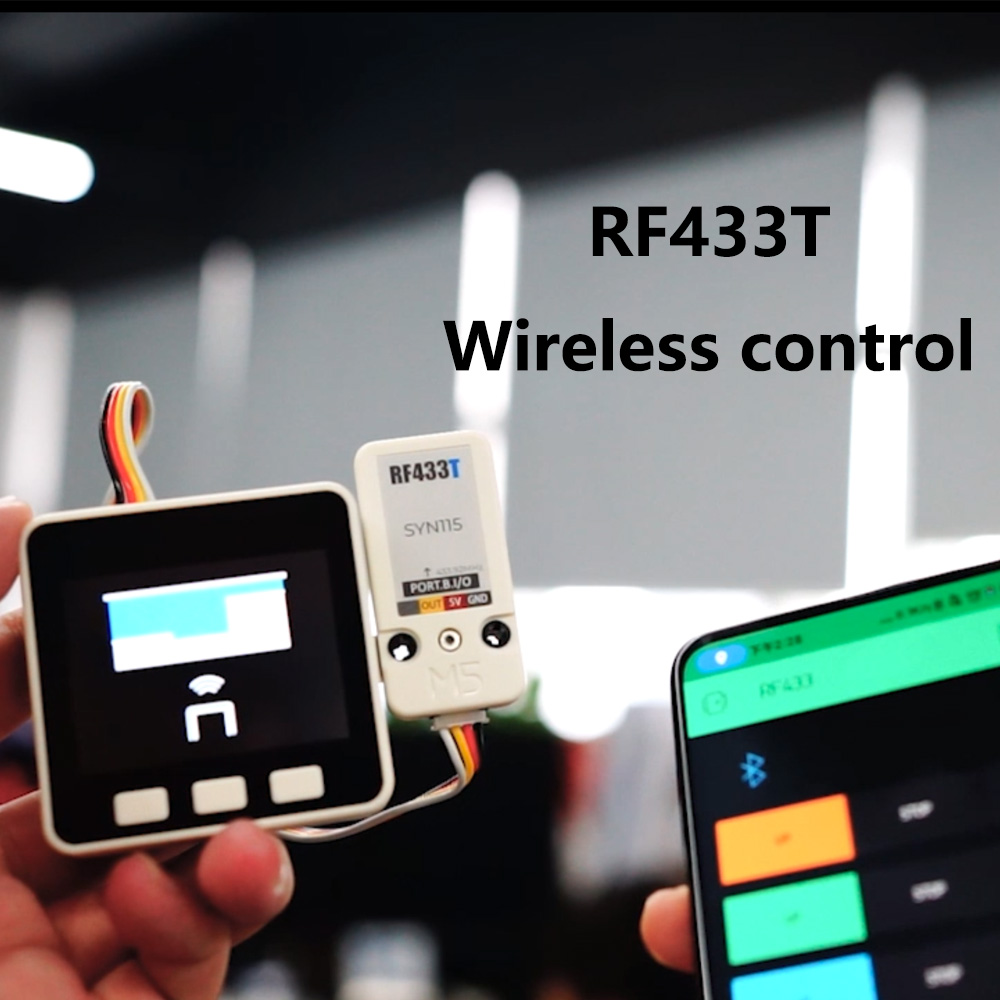 M5Stack Ünitesi RF433T/RF433R  - Home Automation Tutorial incelemesi ve fiyatı